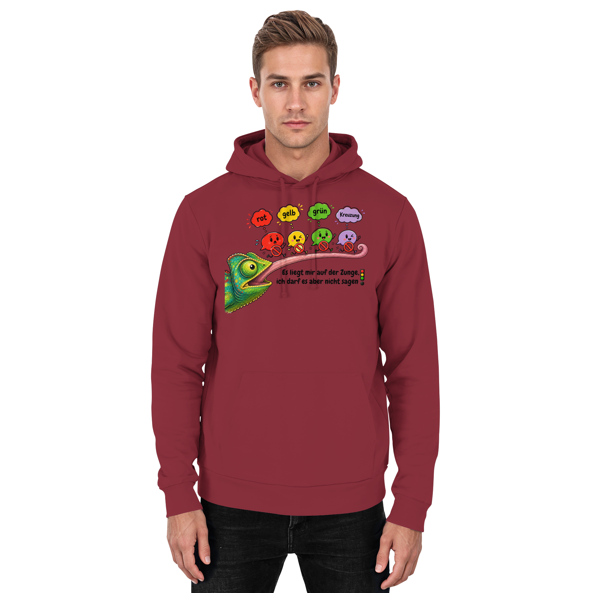 Wort-Chamäleon – Meister der Umschreibung - Basic Unisex Hoodie