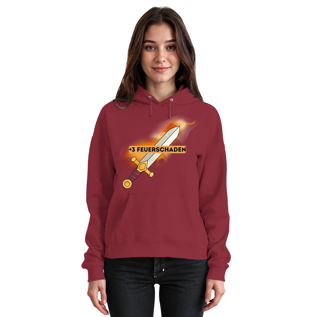 +3 Feuerschaden - Basic Unisex Hoodie