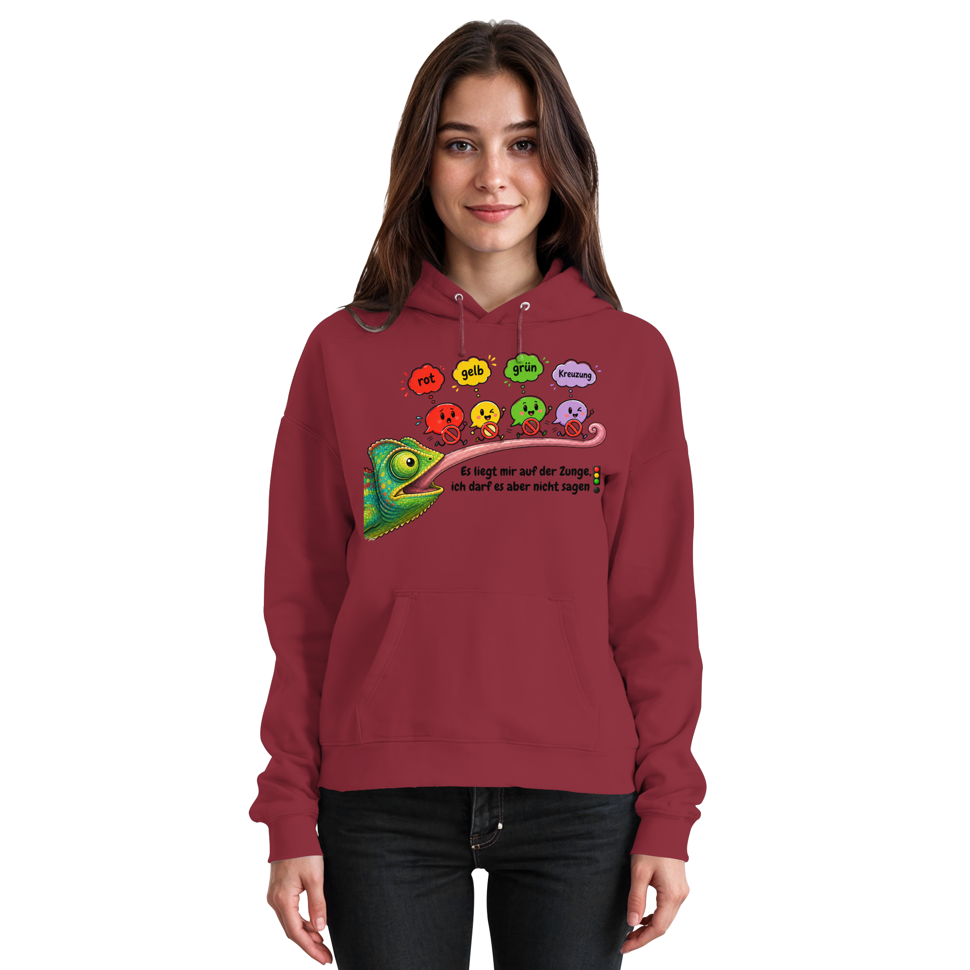 Wort-Chamäleon – Meister der Umschreibung - Basic Unisex Hoodie