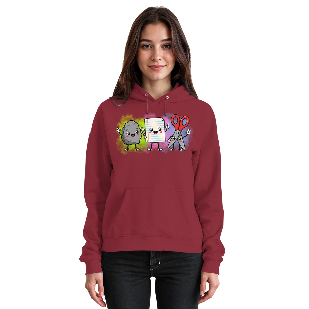 Stein schlägt Schere schlägt Papier! - Basic Unisex Hoodie