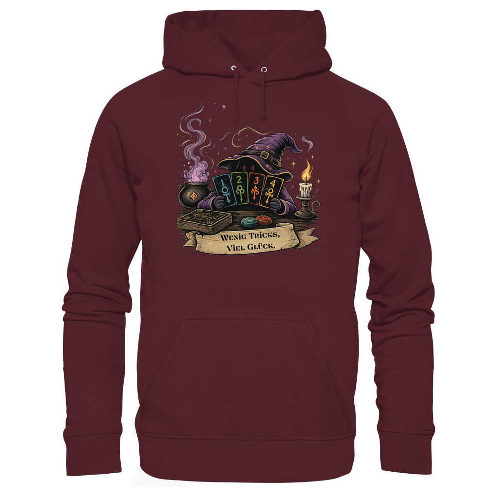 Wenig Tricks, viel Glück - Basic Unisex Hoodie