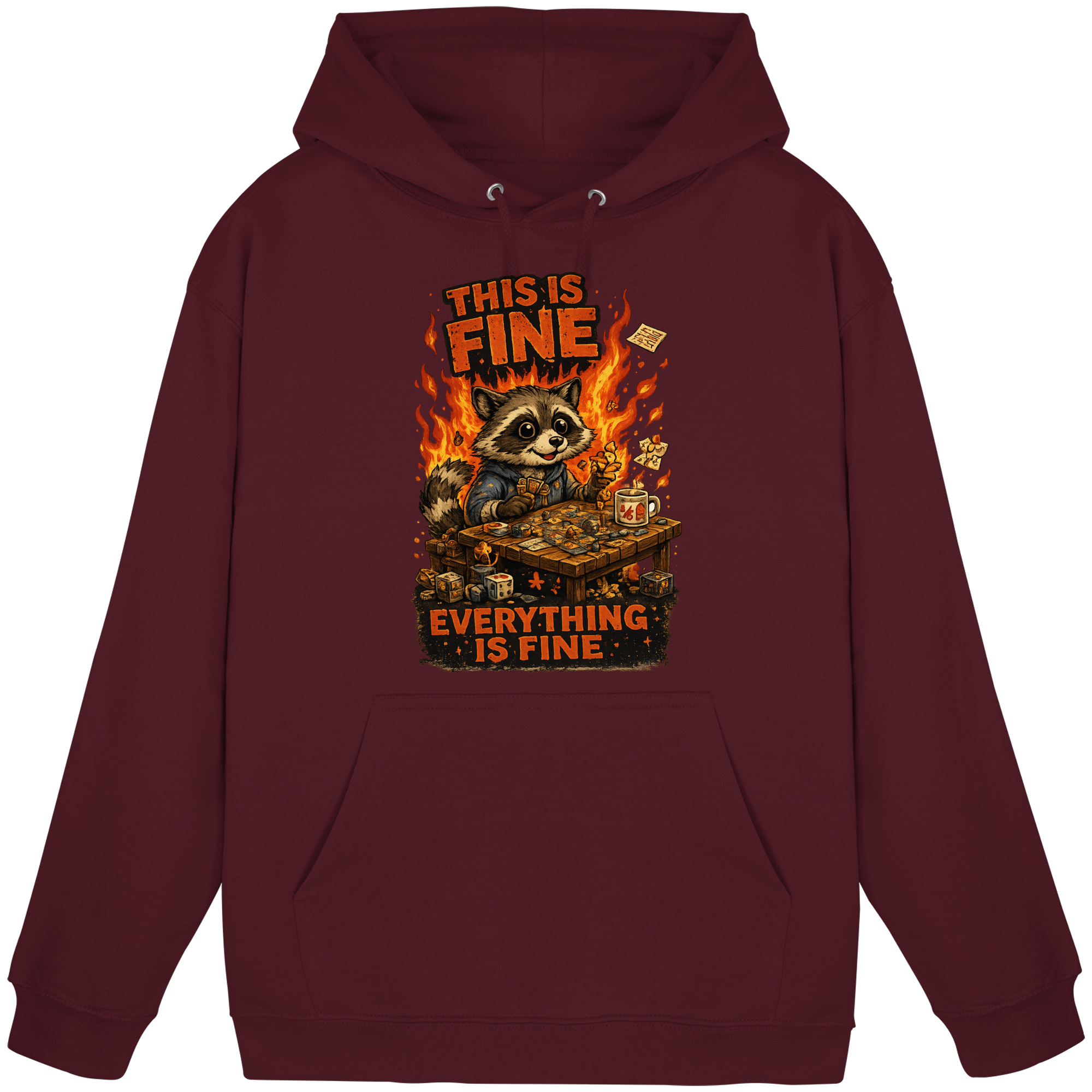 This Is Fine Club! - Basic Unisex Hoodie