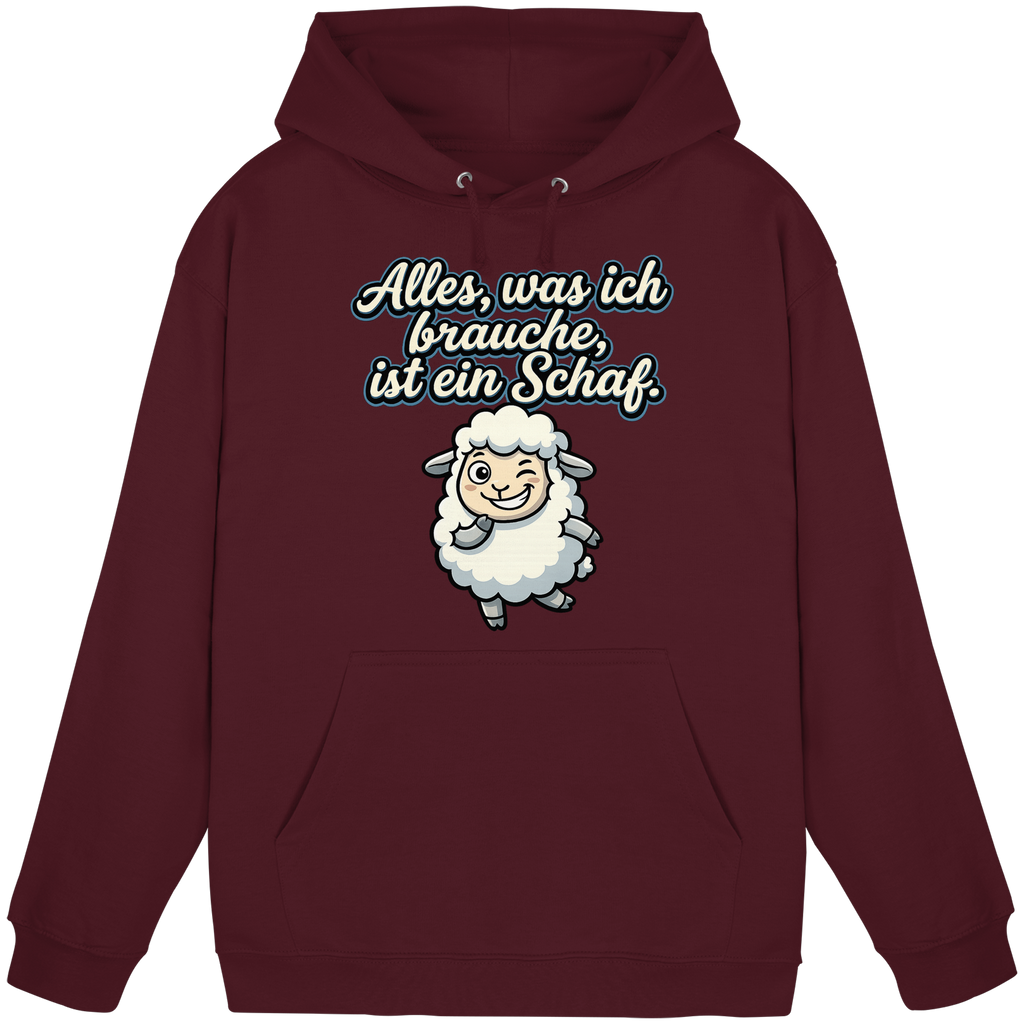 Alles, was ich brauche, ist ein Schaf!  - Basic Unisex Hoodie