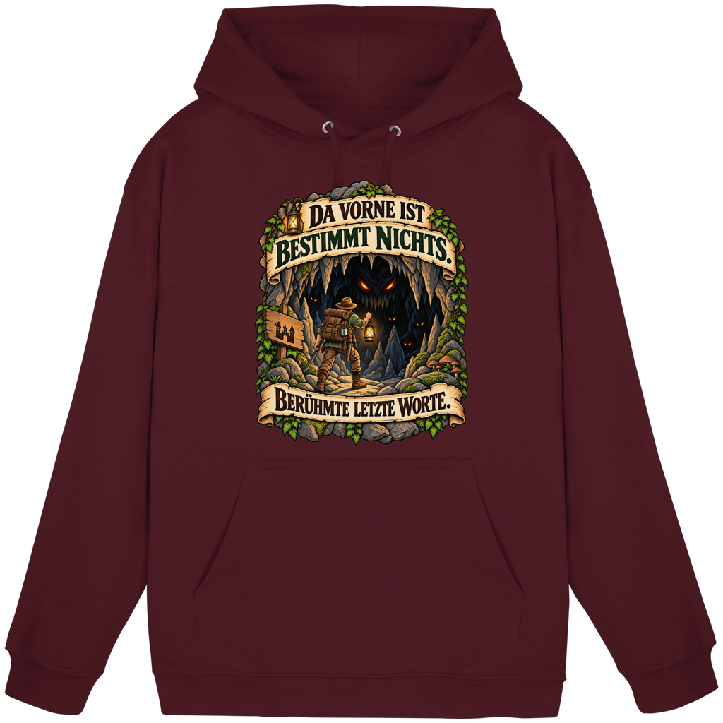 Da vorne ist bestimmt nichts - Basic Unisex Hoodie