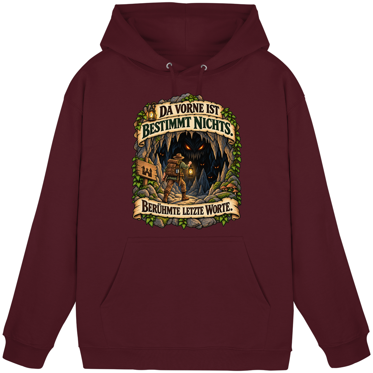 Da vorne ist bestimmt nichts - Basic Unisex Hoodie