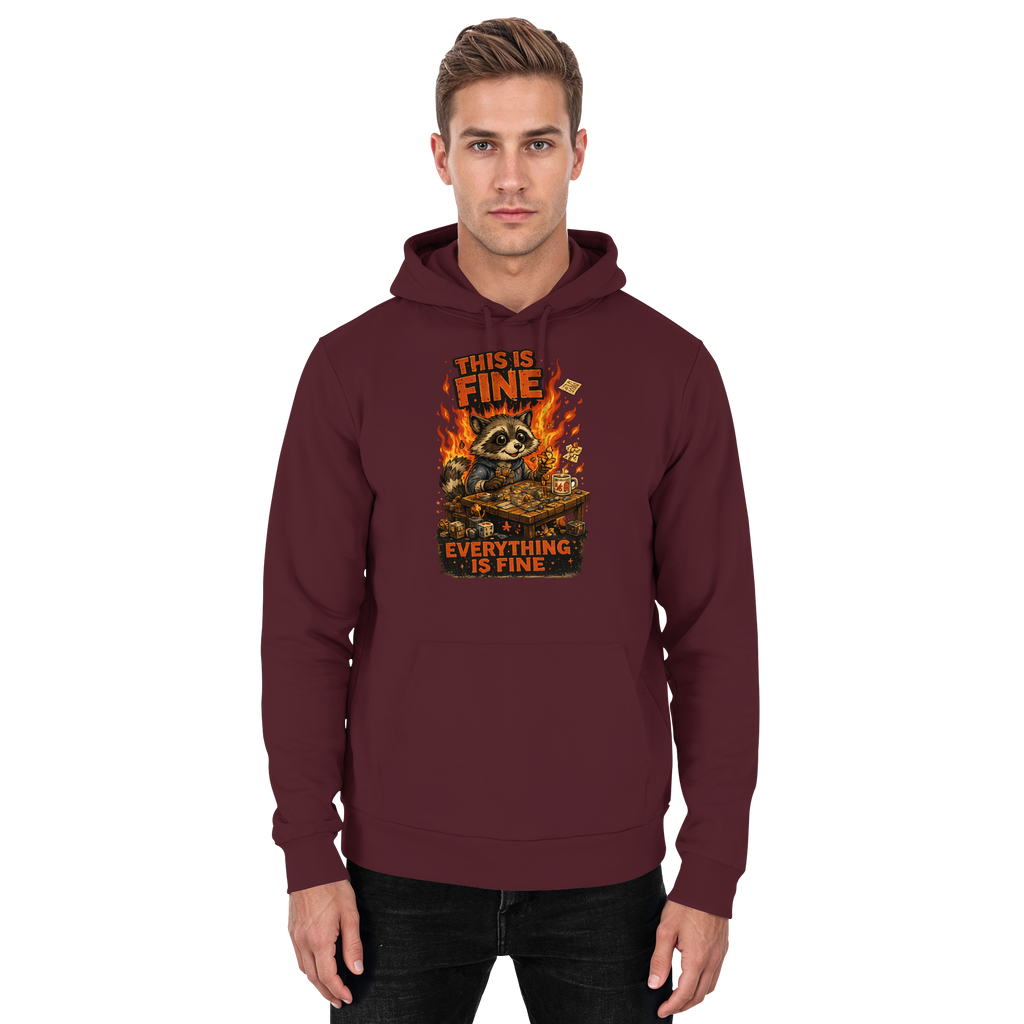 This Is Fine Club! - Basic Unisex Hoodie