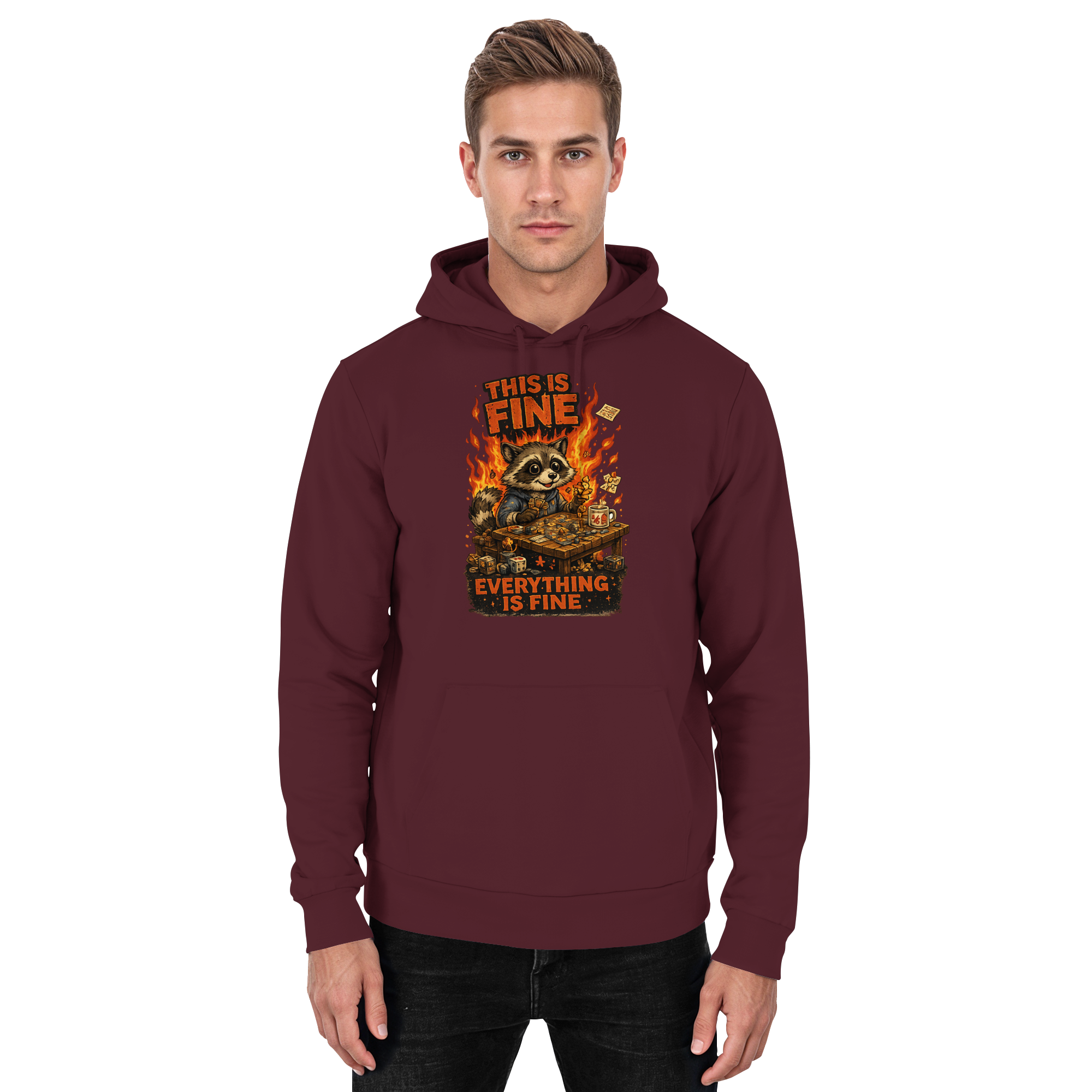 This Is Fine Club! - Basic Unisex Hoodie