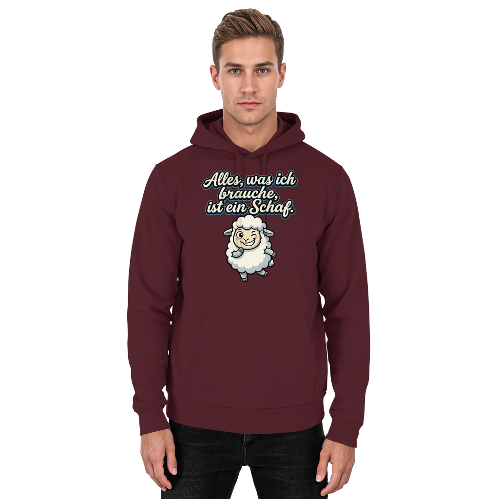 Alles, was ich brauche, ist ein Schaf!  - Basic Unisex Hoodie