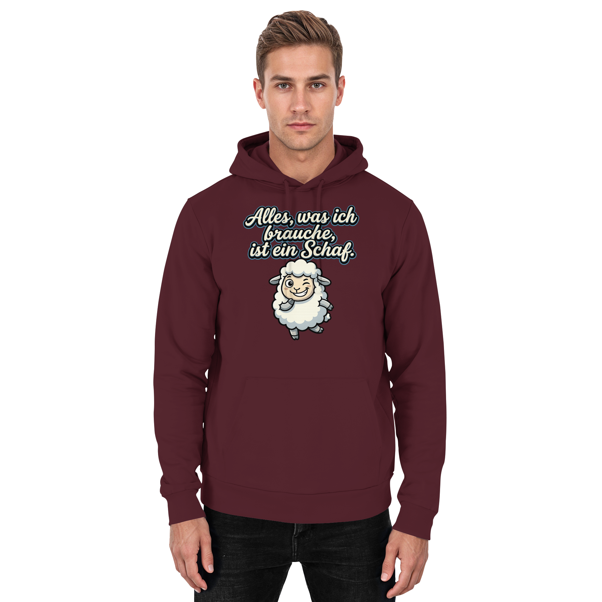 Alles, was ich brauche, ist ein Schaf!  - Basic Unisex Hoodie