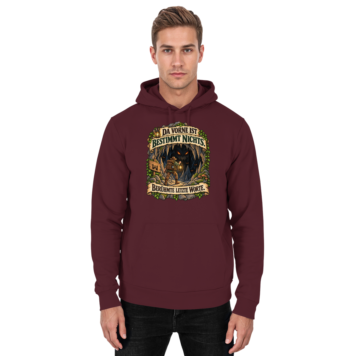 Da vorne ist bestimmt nichts - Basic Unisex Hoodie