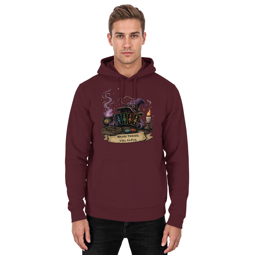 Wenig Tricks, viel Glück - Basic Unisex Hoodie