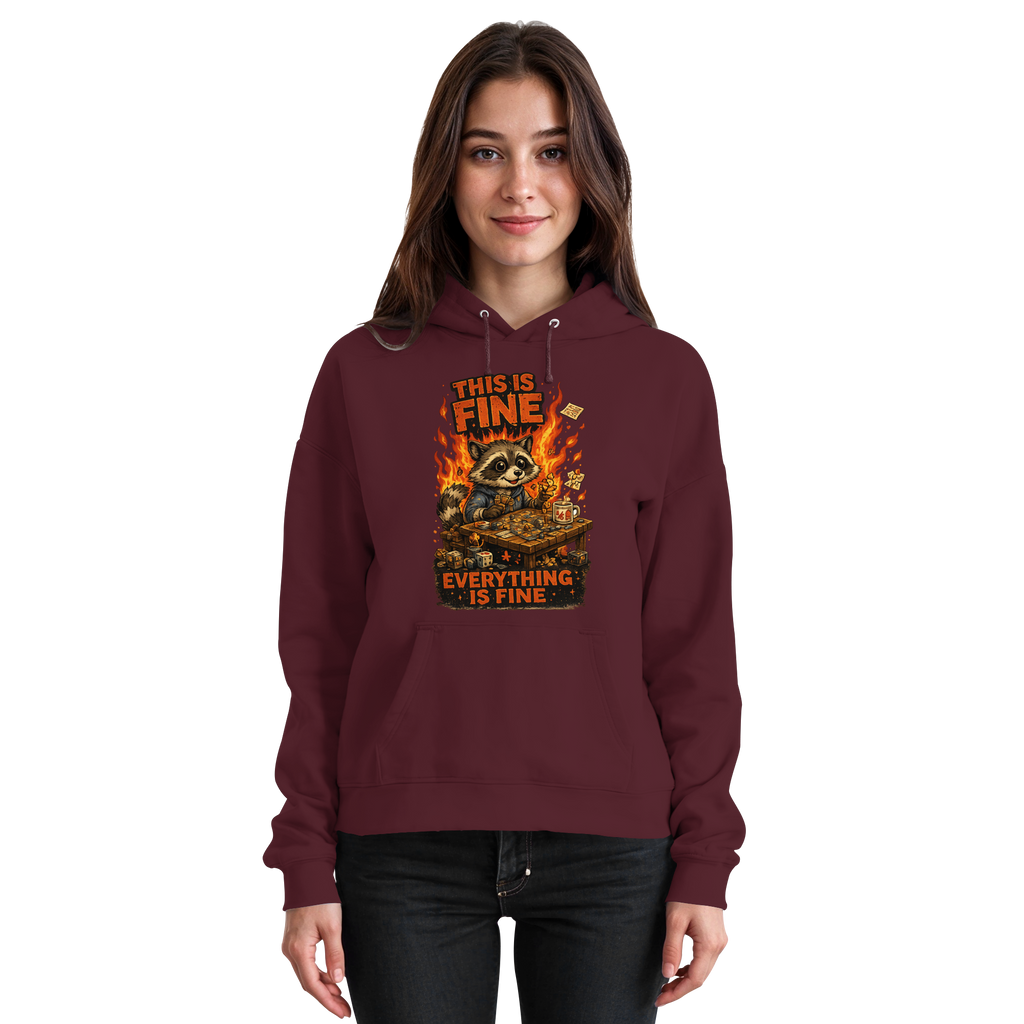 This Is Fine Club! - Basic Unisex Hoodie