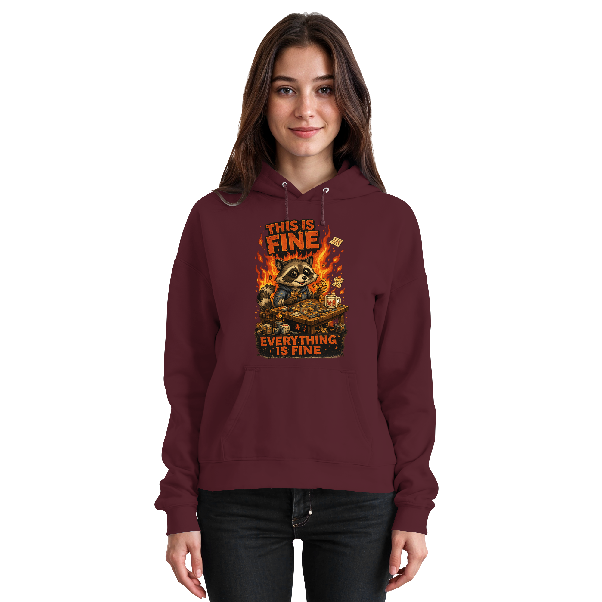 This Is Fine Club! - Basic Unisex Hoodie