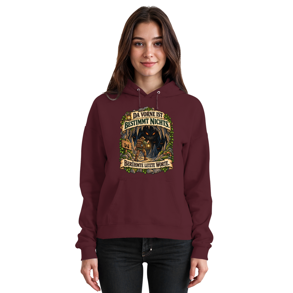 Da vorne ist bestimmt nichts - Basic Unisex Hoodie