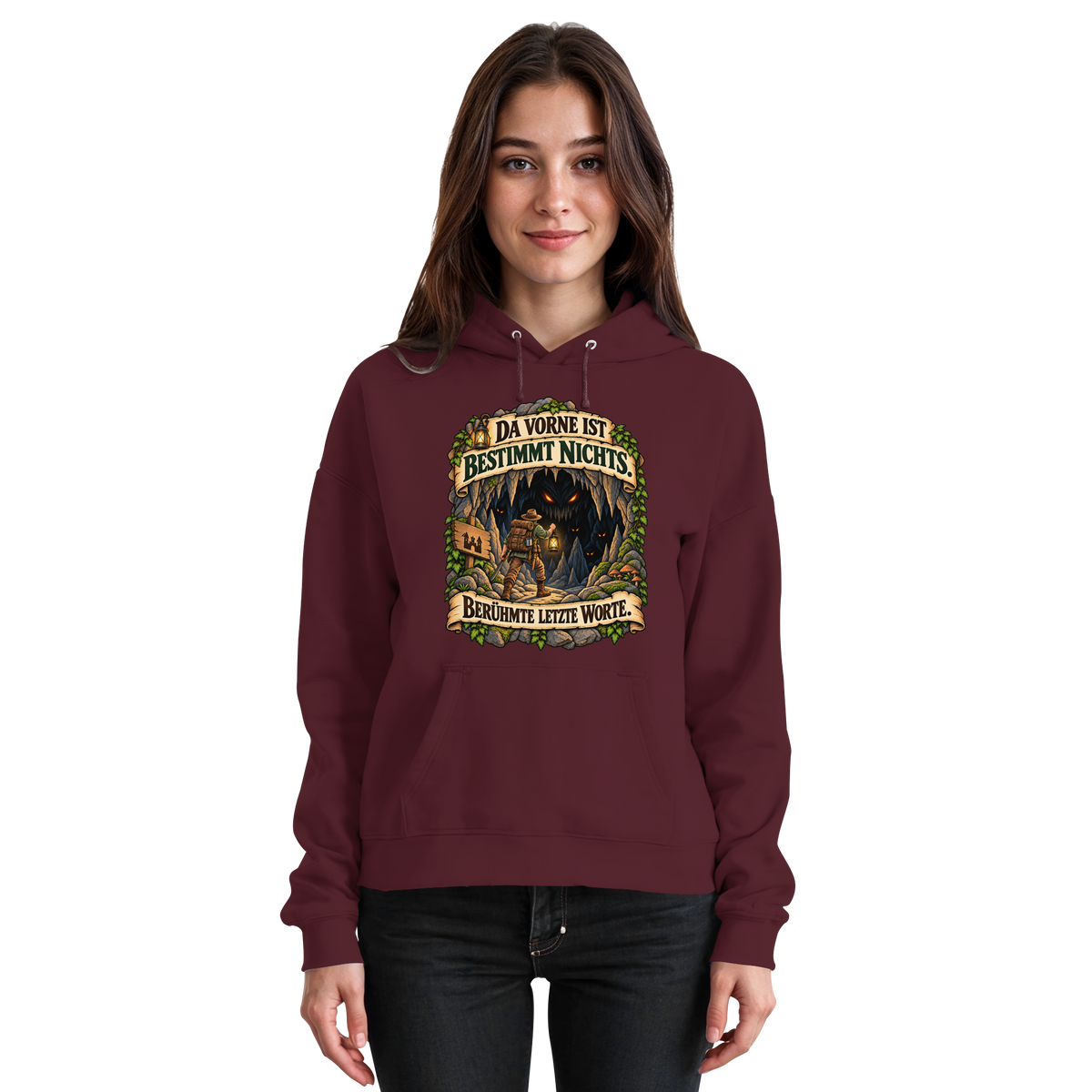 Da vorne ist bestimmt nichts - Basic Unisex Hoodie
