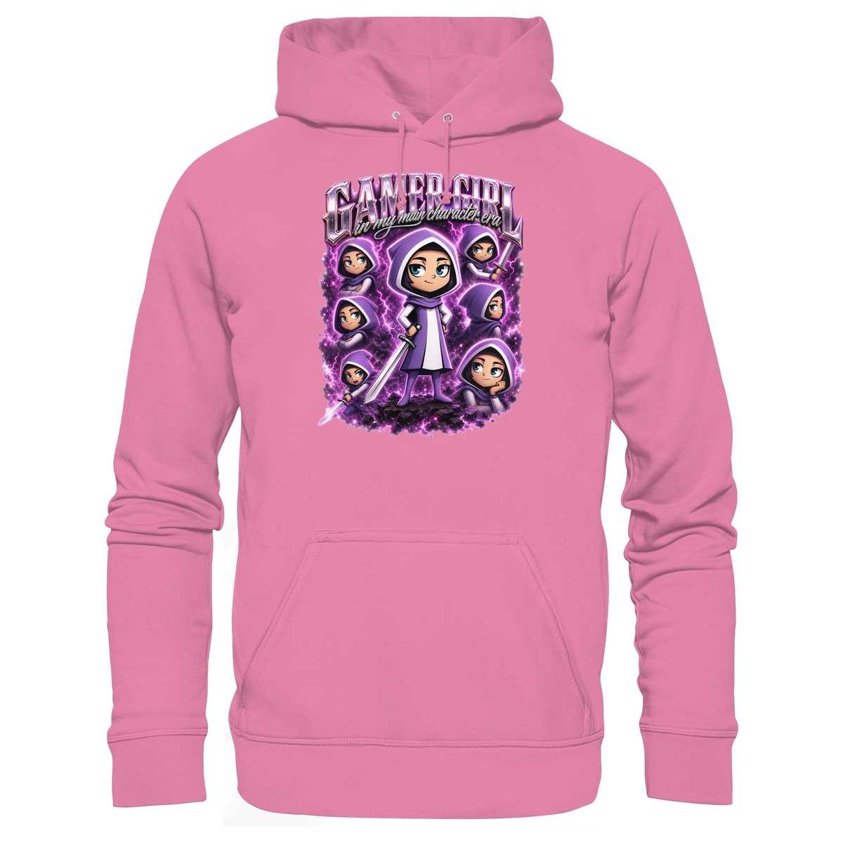 Gamer Girl in My Main Character Era - Basic Unisex Hoodie