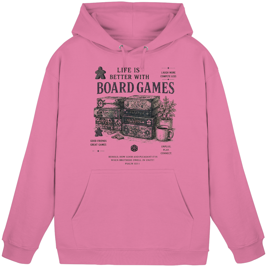 Life Is Better With Board Games - Basic Unisex Hoodie