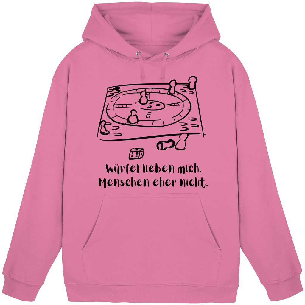 Würfel lieben mich. Menschen eher nicht. - Basic Unisex Hoodie