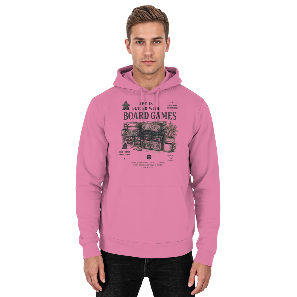 Life Is Better With Board Games - Basic Unisex Hoodie