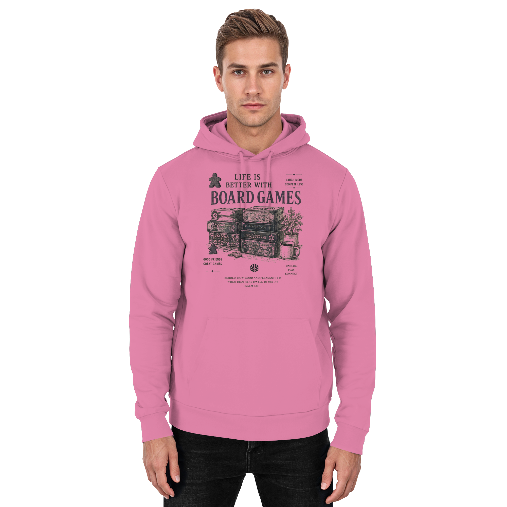 Life Is Better With Board Games - Basic Unisex Hoodie