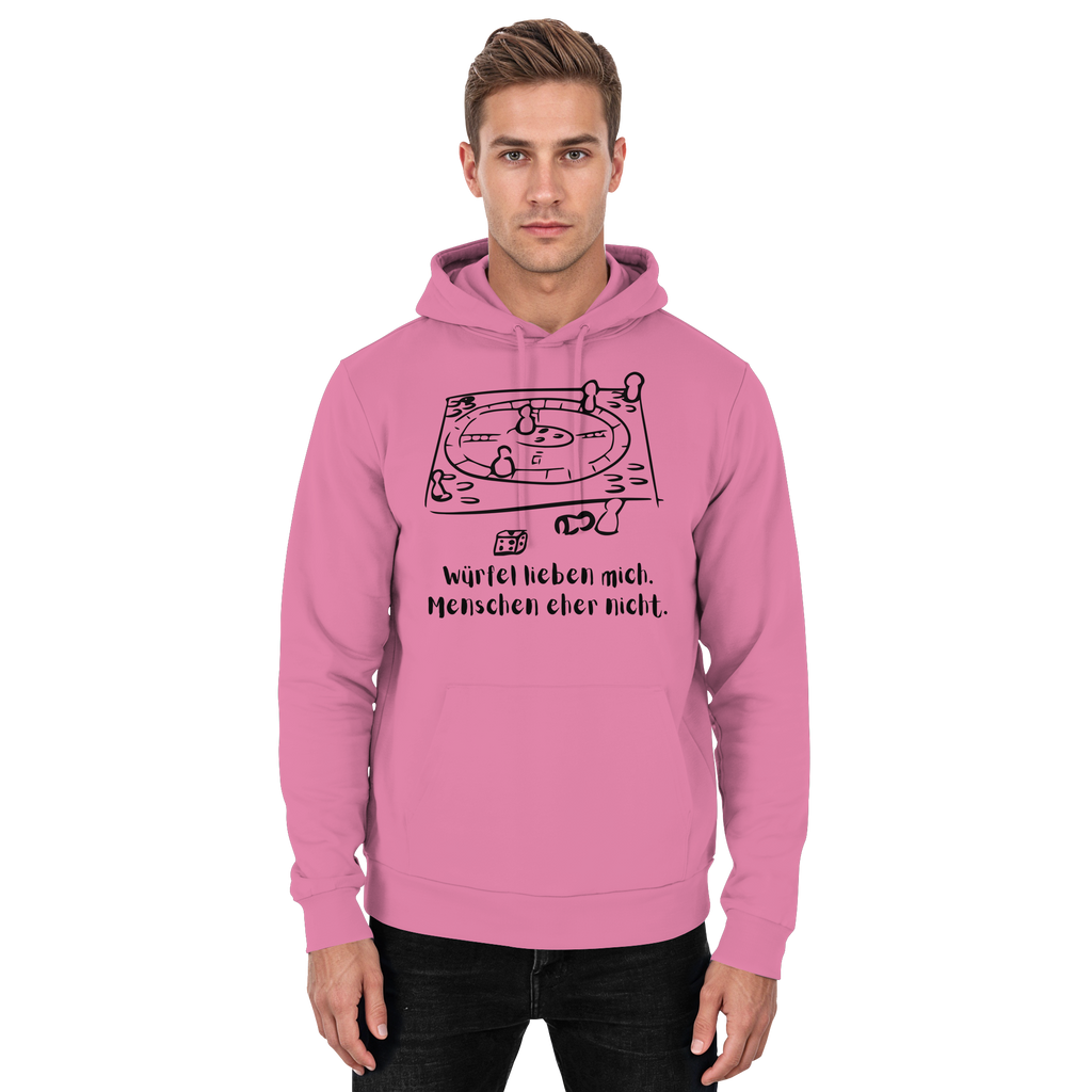 Würfel lieben mich. Menschen eher nicht. - Basic Unisex Hoodie
