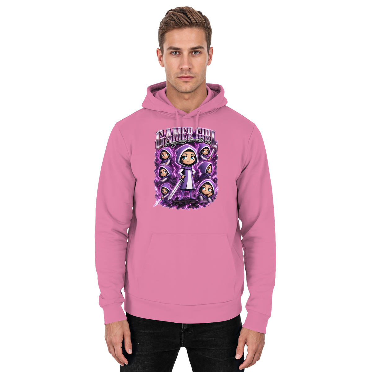 Gamer Girl in My Main Character Era - Basic Unisex Hoodie