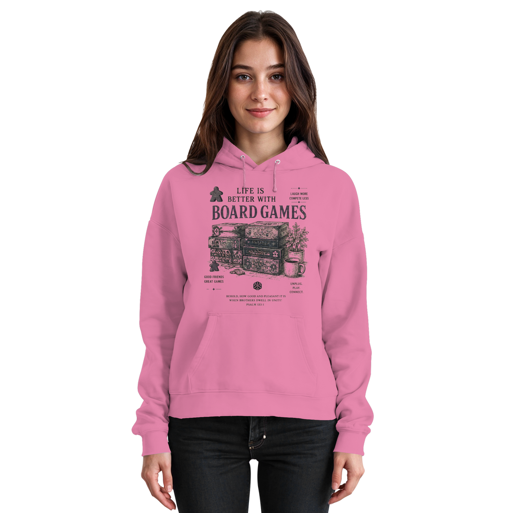 Life Is Better With Board Games - Basic Unisex Hoodie