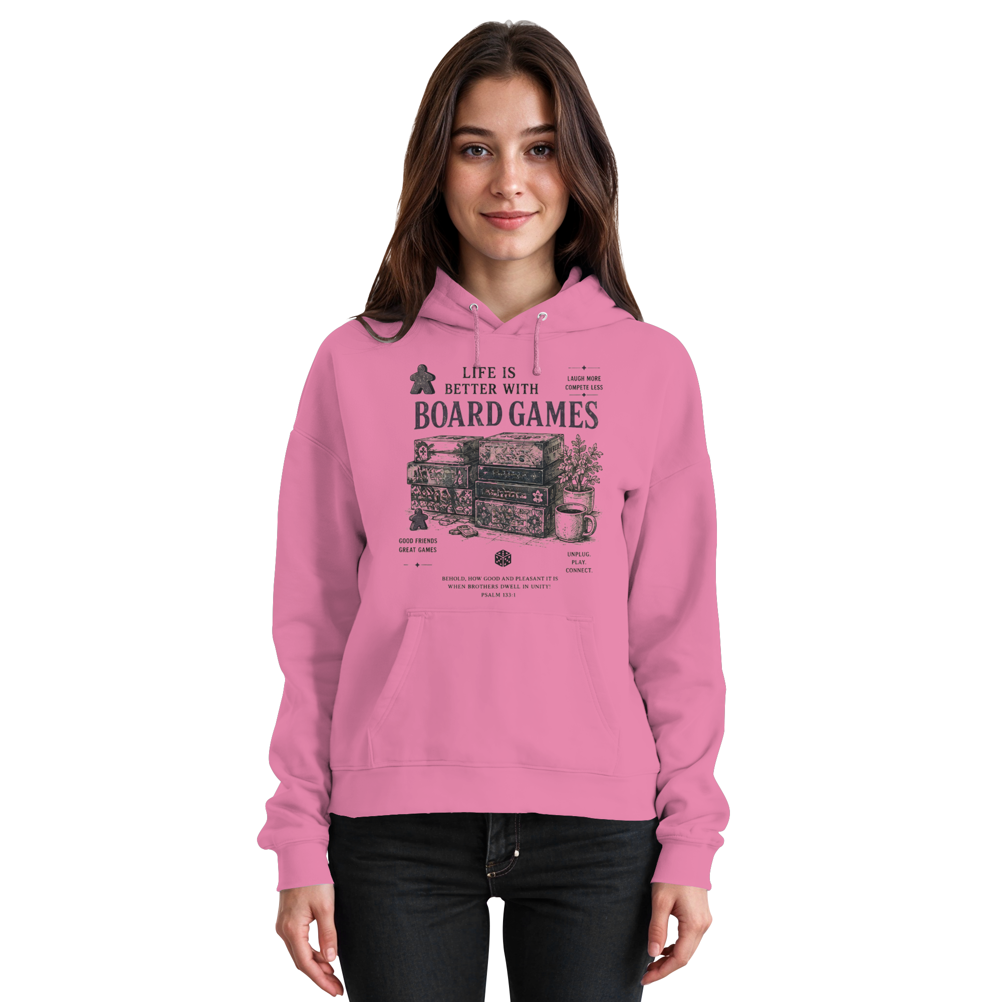 Life Is Better With Board Games - Basic Unisex Hoodie