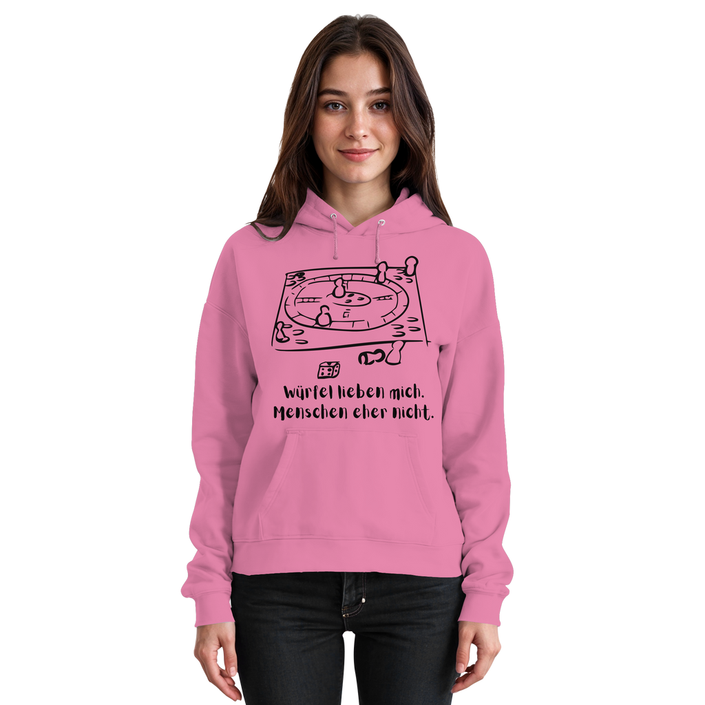 Würfel lieben mich. Menschen eher nicht. - Basic Unisex Hoodie