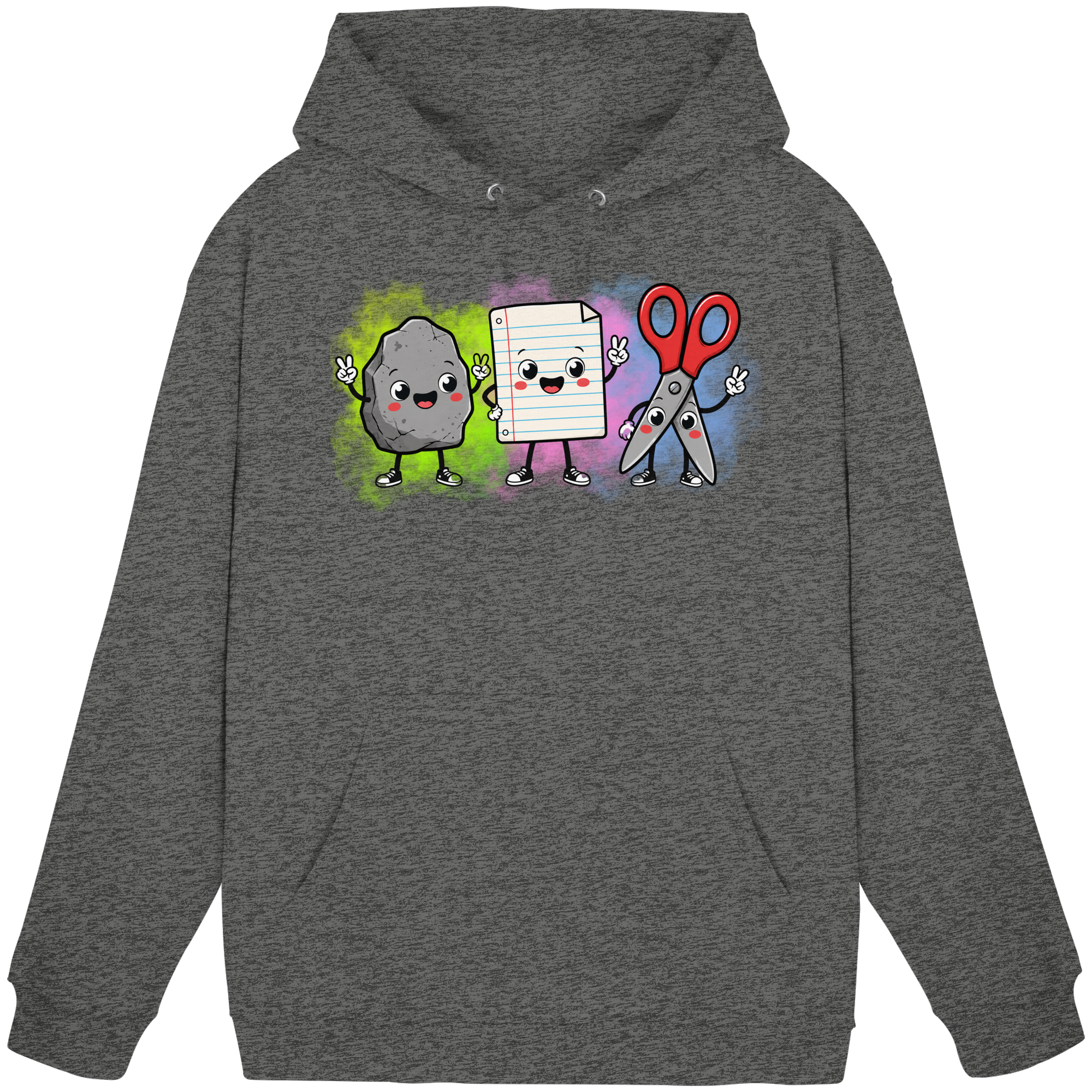 Stein schlägt Schere schlägt Papier! - Basic Unisex Hoodie