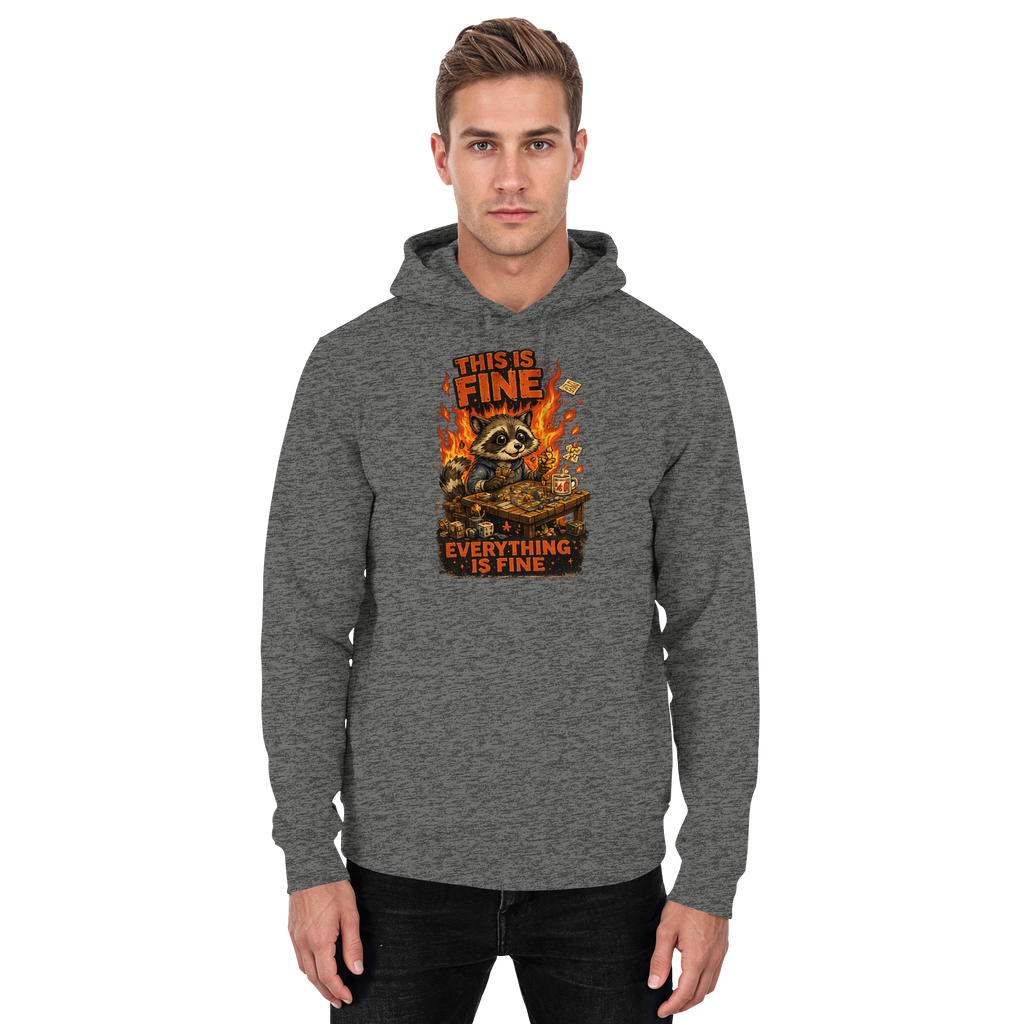 This Is Fine Club! - Basic Unisex Hoodie