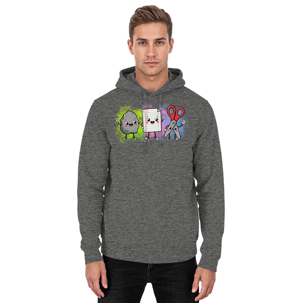 Stein schlägt Schere schlägt Papier! - Basic Unisex Hoodie