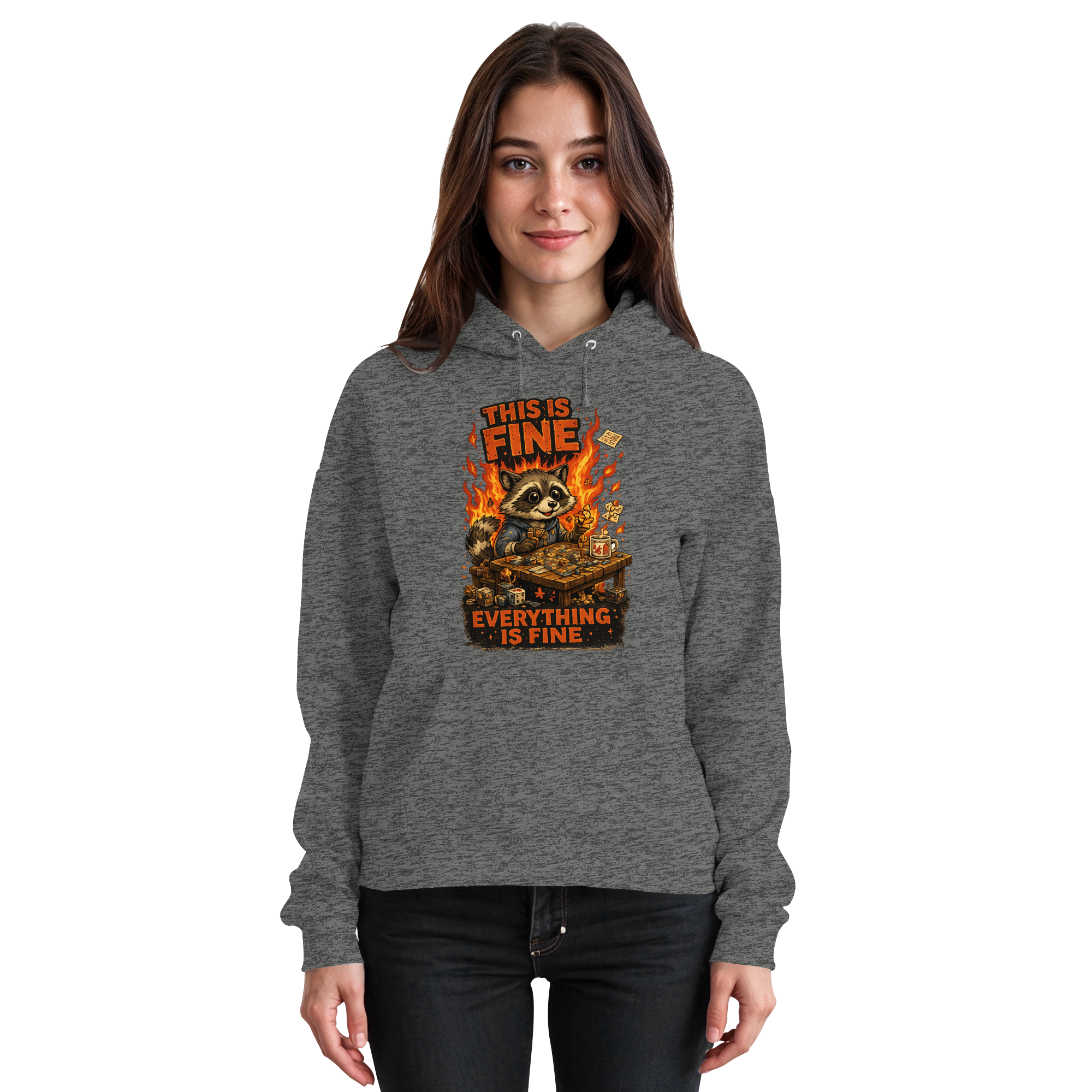 This Is Fine Club! - Basic Unisex Hoodie