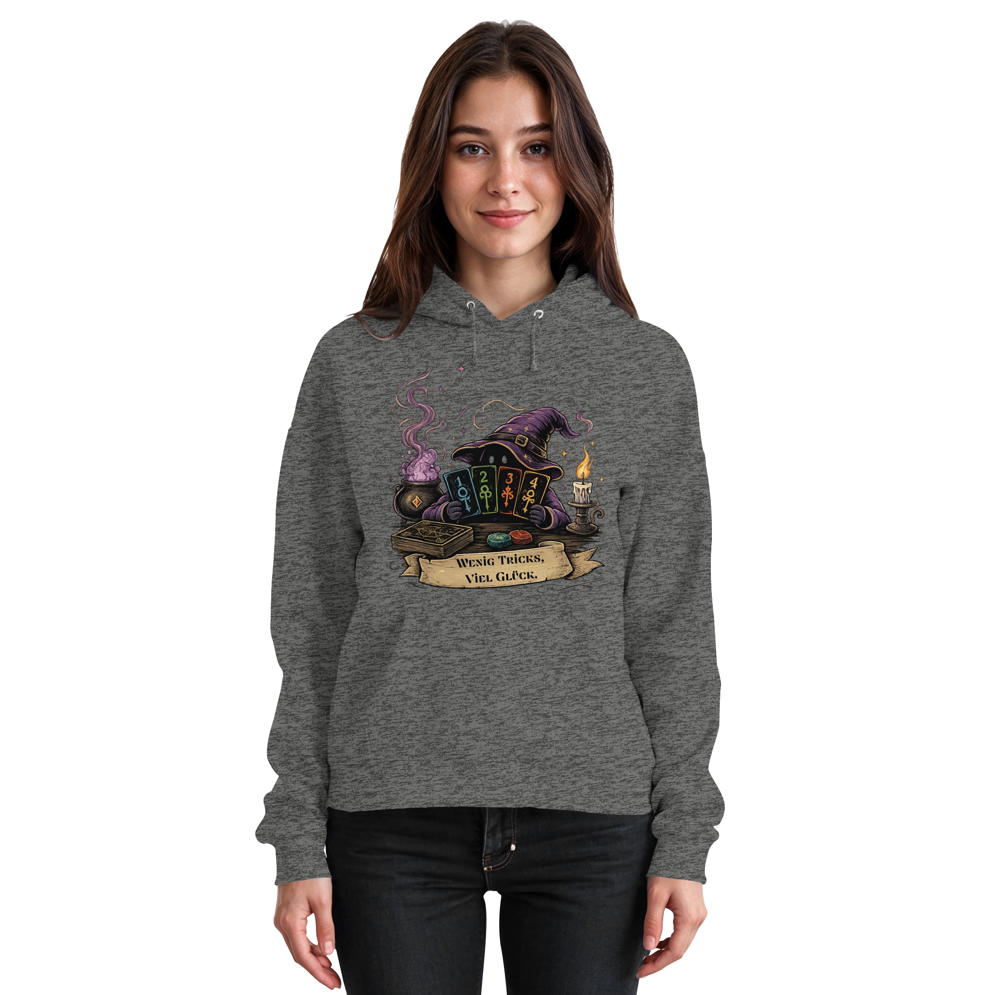 Wenig Tricks, viel Glück - Basic Unisex Hoodie