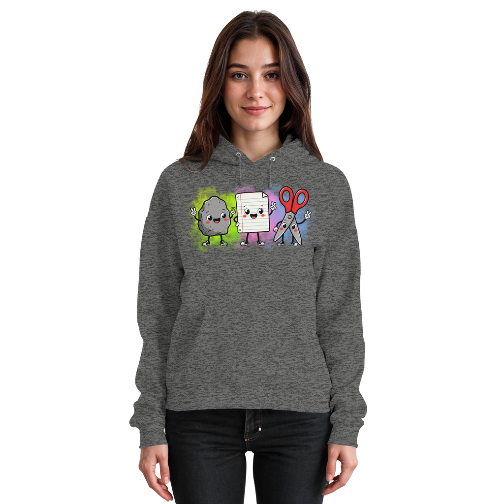 Stein schlägt Schere schlägt Papier! - Basic Unisex Hoodie