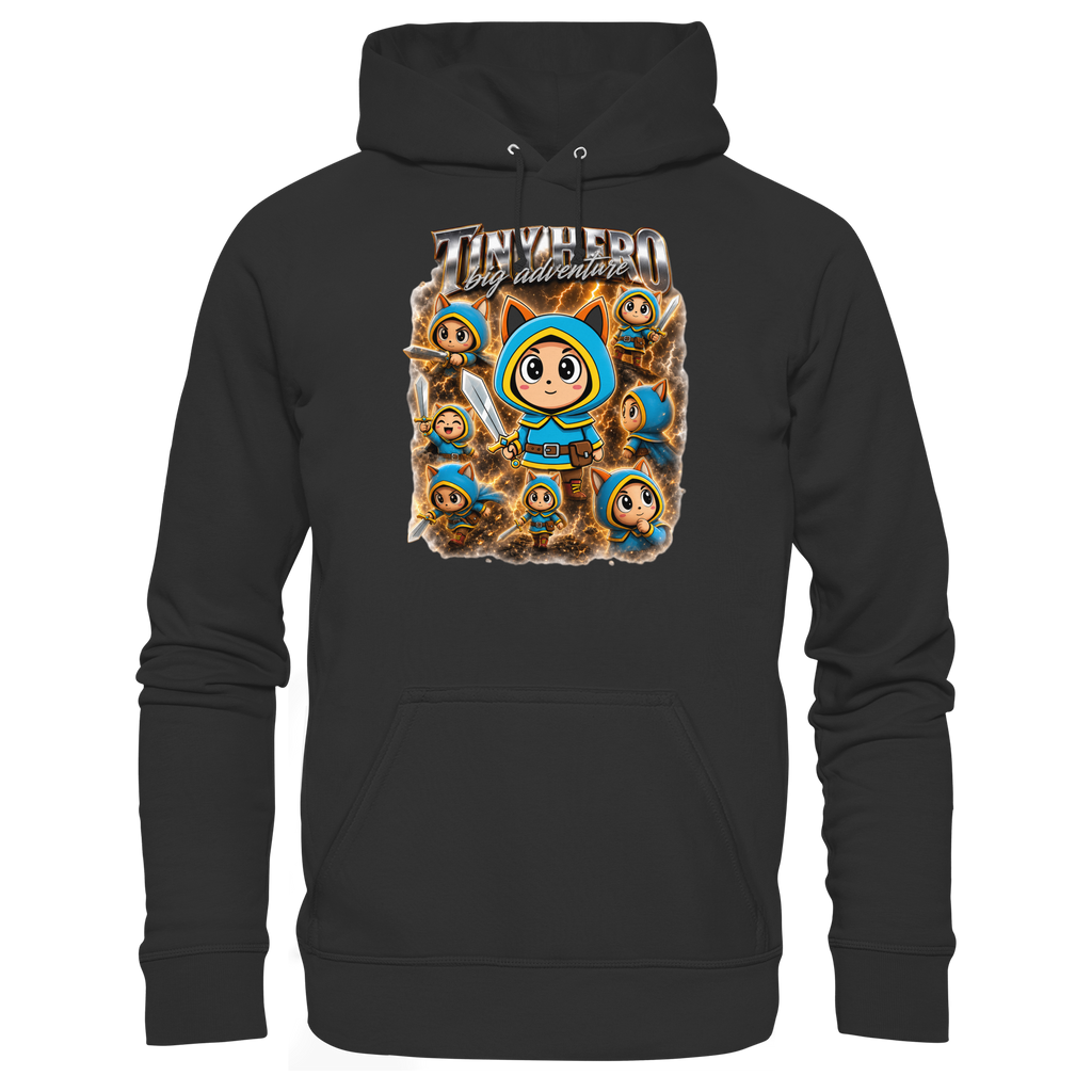 Tiny Hero – Big Adventure - Basic Unisex Hoodie
