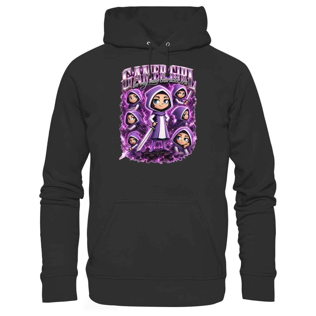 Gamer Girl in My Main Character Era - Basic Unisex Hoodie
