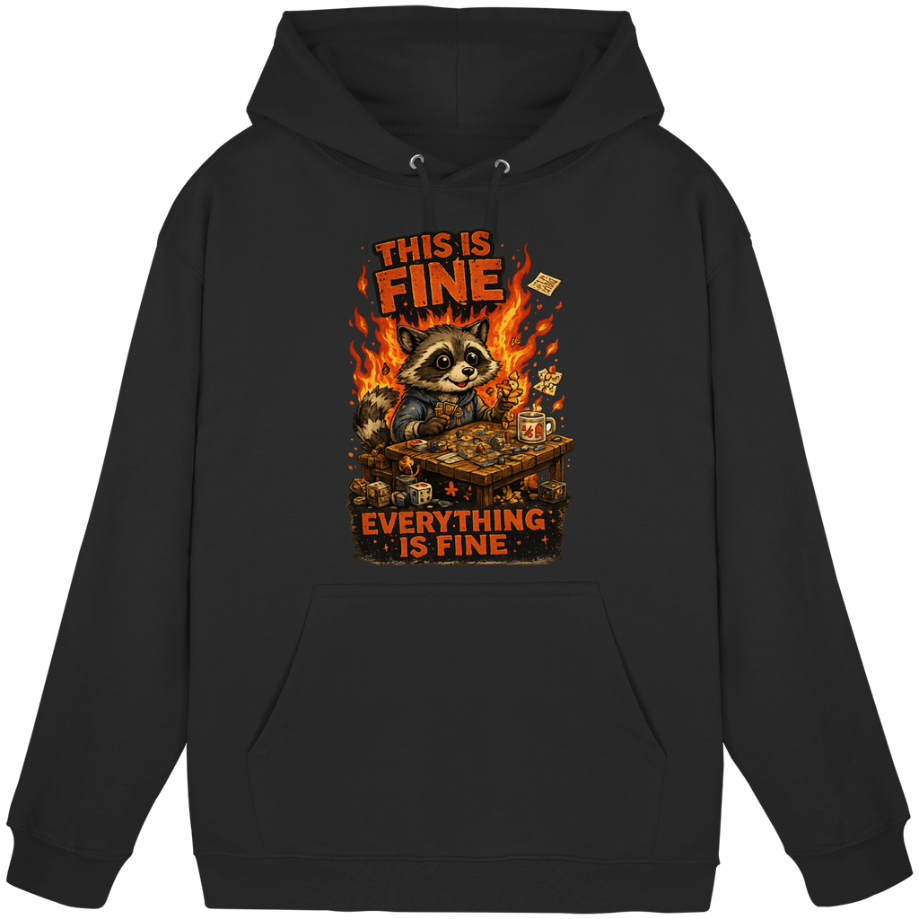 This Is Fine Club! - Basic Unisex Hoodie