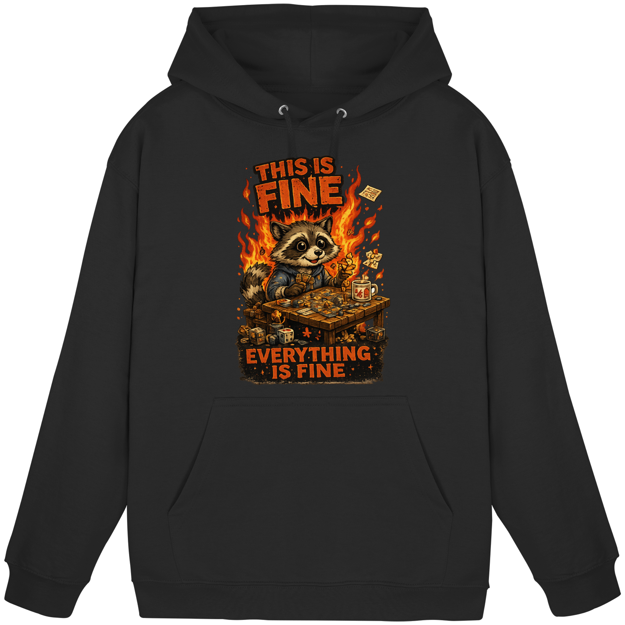 This Is Fine Club! - Basic Unisex Hoodie
