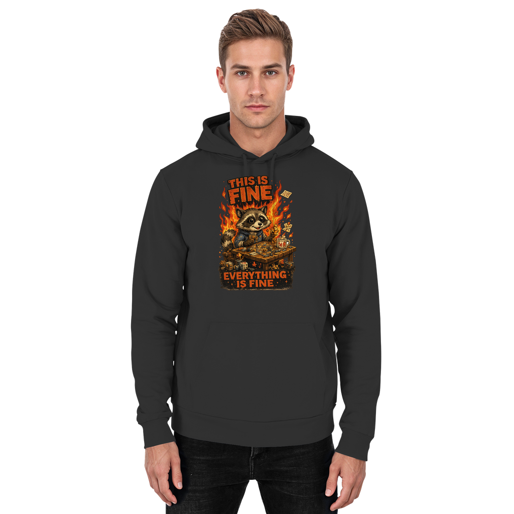 This Is Fine Club! - Basic Unisex Hoodie