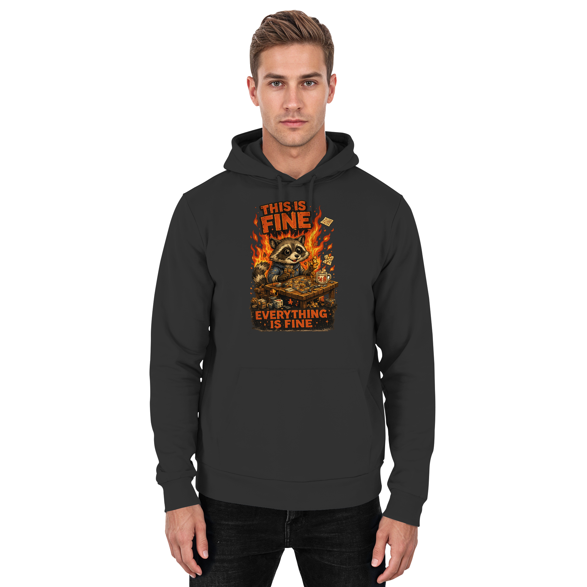 This Is Fine Club! - Basic Unisex Hoodie