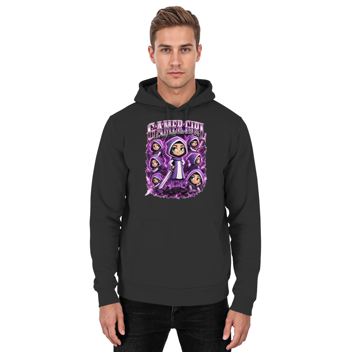 Gamer Girl in My Main Character Era - Basic Unisex Hoodie