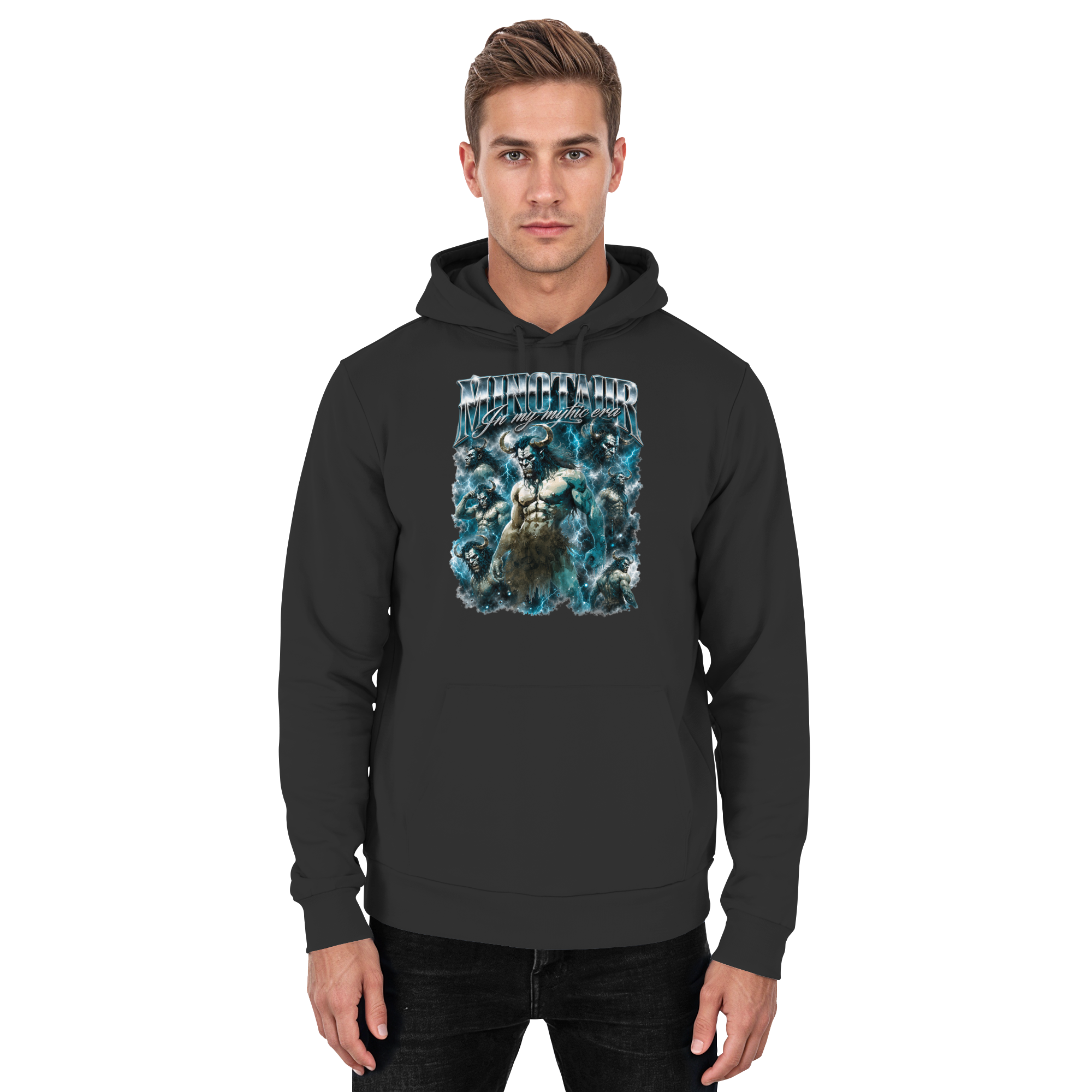 Minotaur in My Mythic Era - Basic Unisex Hoodie