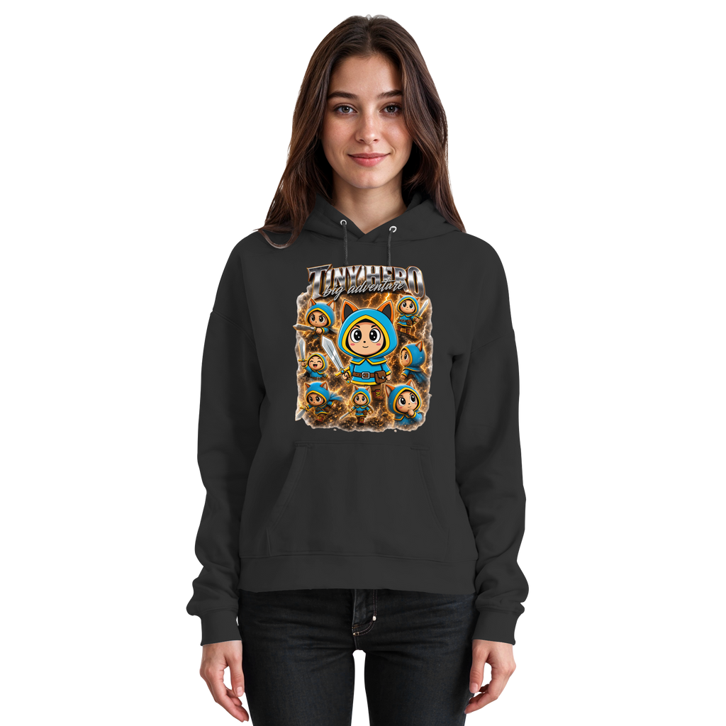 Tiny Hero – Big Adventure - Basic Unisex Hoodie