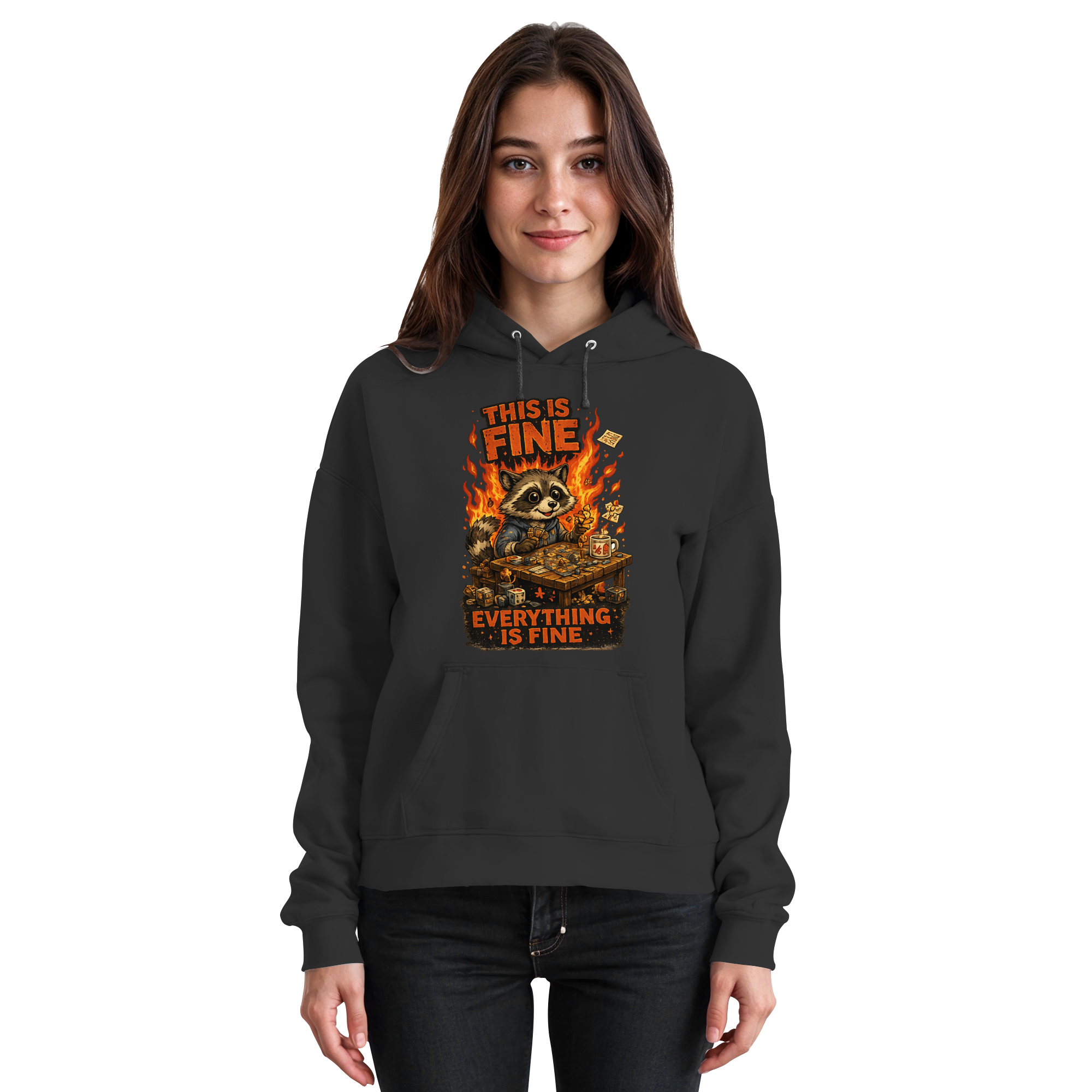 This Is Fine Club! - Basic Unisex Hoodie