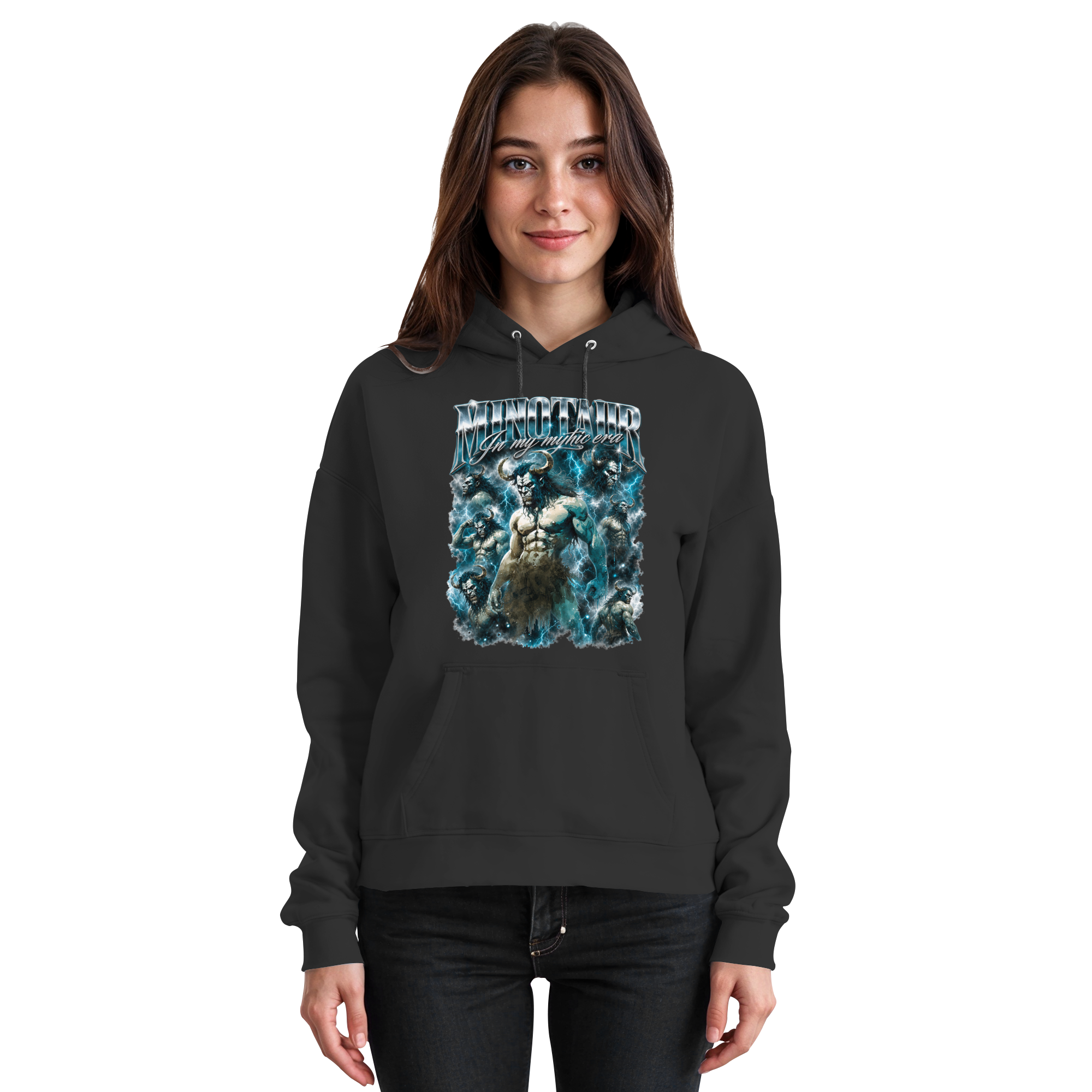 Minotaur in My Mythic Era - Basic Unisex Hoodie