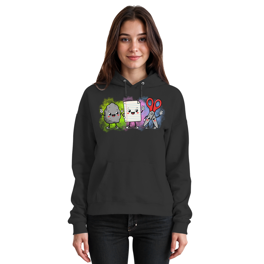 Stein schlägt Schere schlägt Papier! - Basic Unisex Hoodie