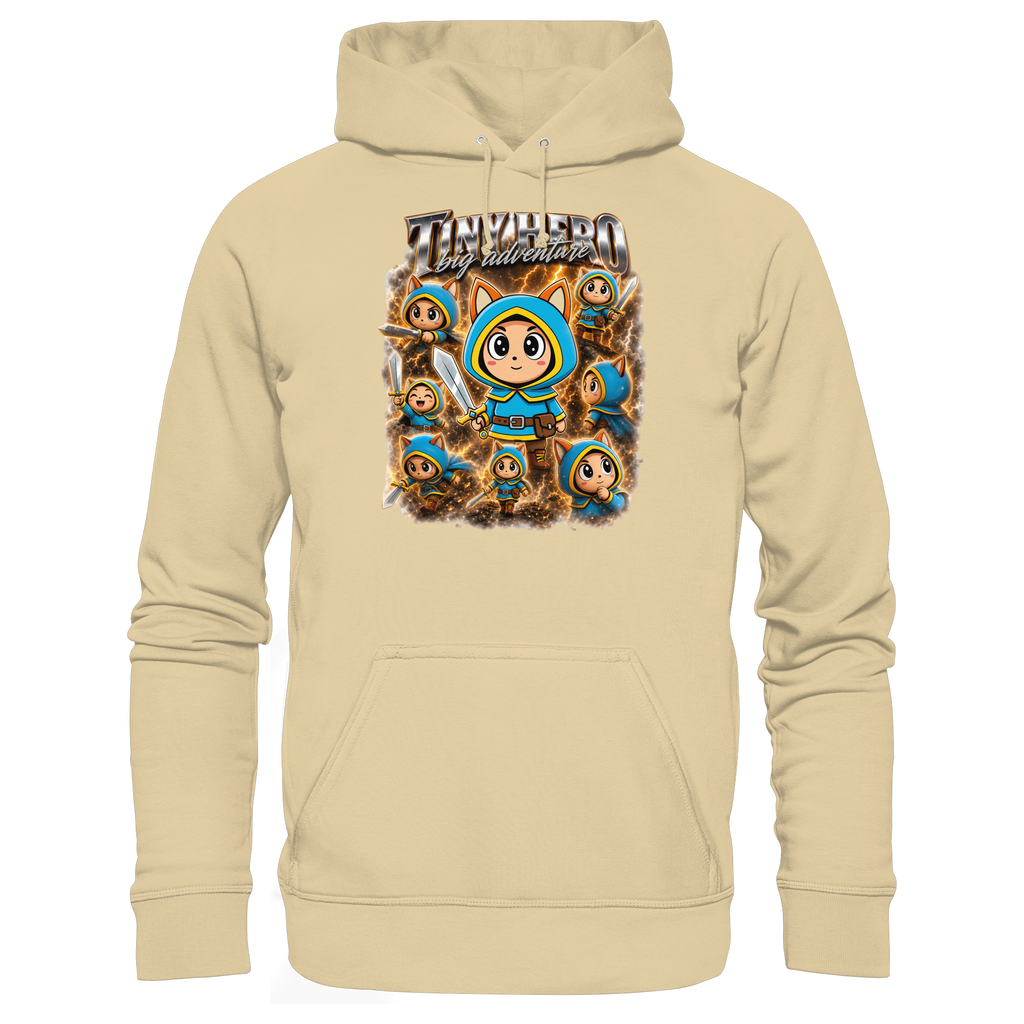 Tiny Hero – Big Adventure - Basic Unisex Hoodie