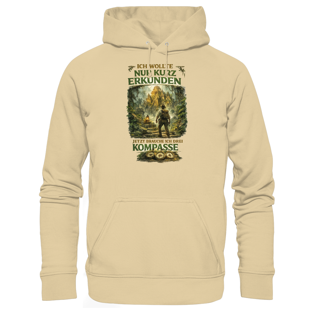 Nur kurz erkunden - Basic Unisex Hoodie