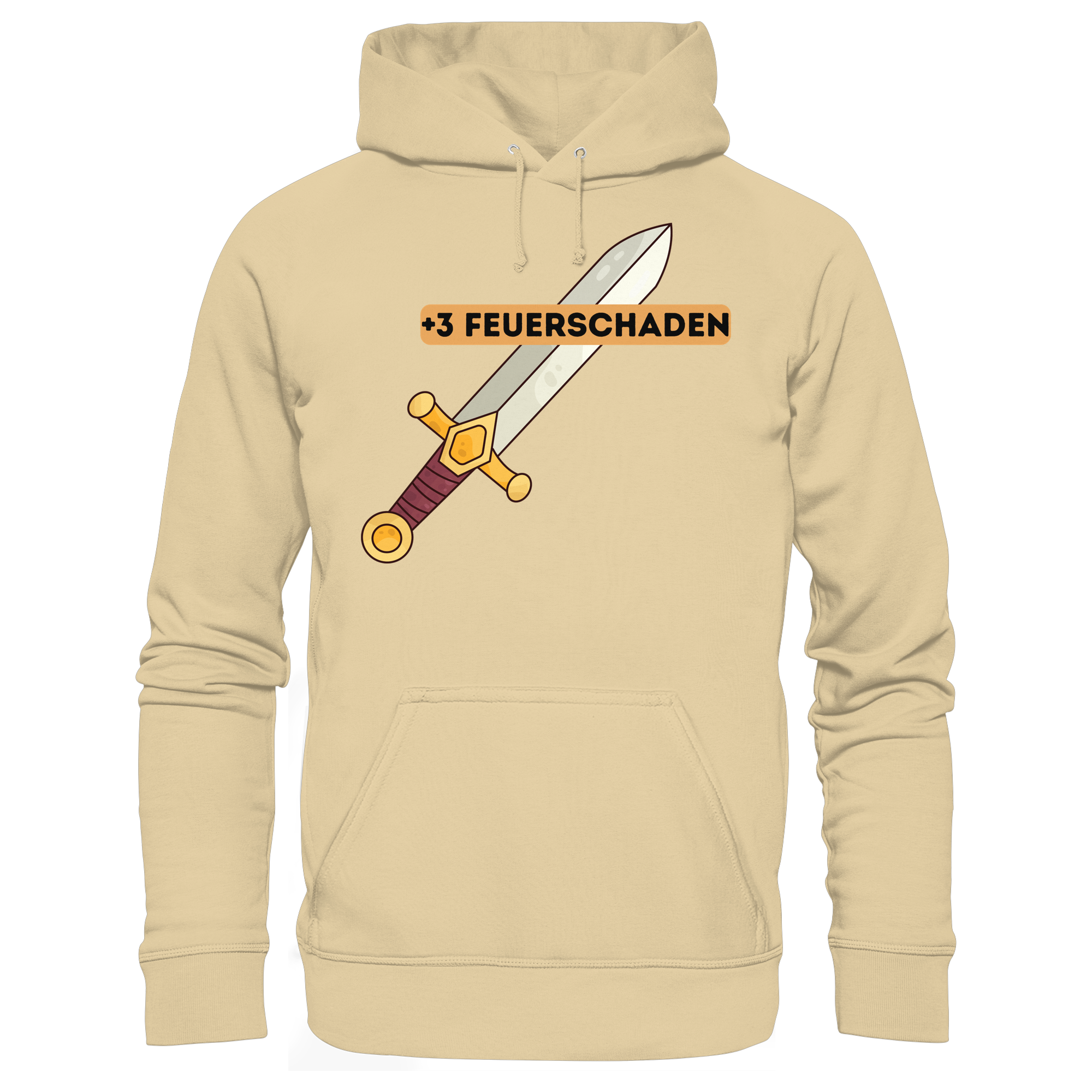 +3 Feuerschaden - Basic Unisex Hoodie